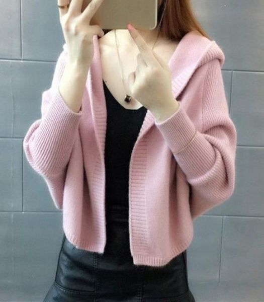 fashion warm knitted women cardigans 2019 short sweater hooded cardigan9383690, White;black
fashion warm knitted women cardigans 2019 short sweater hooded cardigan9383690, White;black