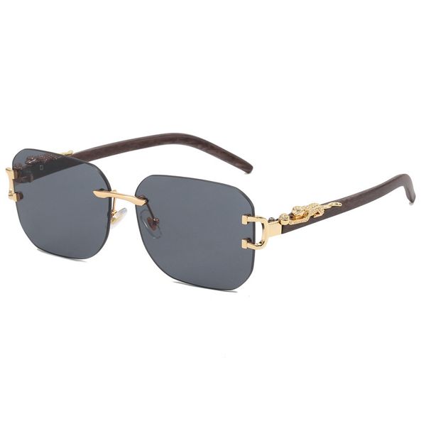 2023 new retro rimless trimmed metal sunglasses men and women steampunk personality gold tiger sunglassesframeless leopard headfashion show, White;black
2023 new retro rimless trimmed metal sunglasses men and women steampunk personality gold tiger sunglassesframeless leopard headfashion show, White;black