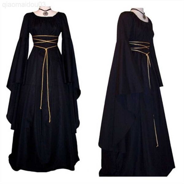 theme costume 2022 new medieval witch dress for women halloween carnival party cosplay performance clothing middle ages vampire bride comes, Black;red
theme costume 2022 new medieval witch dress for women halloween carnival party cosplay performance clothing middle ages vampire bride comes, Black;red