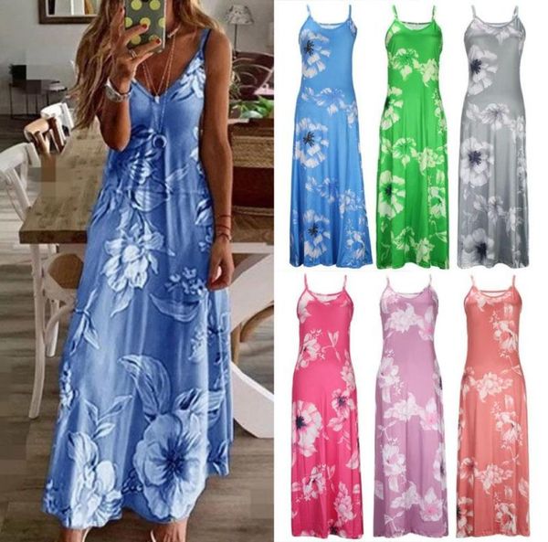 women boho spaghetti strap floral sling dress vintage flower print sleeveless long maxi dresses summer beach holiday sundress6903844, Black;gray
women boho spaghetti strap floral sling dress vintage flower print sleeveless long maxi dresses summer beach holiday sundress6903844, Black;gray