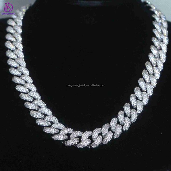 custom pass diamond tester vvs moissanite diamond cuban link heavy big 15mm hip hop necklace men 925 jewelry cuban link chain, Silver
custom pass diamond tester vvs moissanite diamond cuban link heavy big 15mm hip hop necklace men 925 jewelry cuban link chain, Silver