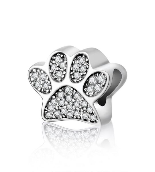 authentic 925 sterling silver paw prints bead with crystal pave footprints beads fit diy brand bracelet jewelry making accessories8369687, Black
authentic 925 sterling silver paw prints bead with crystal pave footprints beads fit diy brand bracelet jewelry making accessories8369687, Black