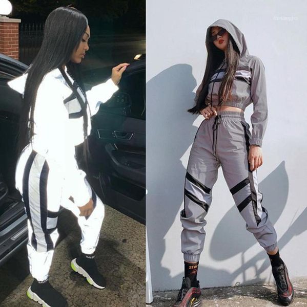 women039s pants capris women fashion streetwear reflective tracksuit 2 piece set crop summer cool hooded cargo reflective2573539, Black;white
women039s pants capris women fashion streetwear reflective tracksuit 2 piece set crop summer cool hooded cargo reflective2573539, Black;white