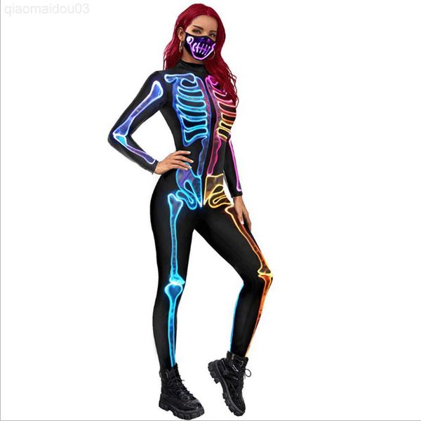 theme costume halloween jumpsuit glow fluorescent skull women devil ghost party carnival performance scary come skeleton bodysuit l230804, Black;red
theme costume halloween jumpsuit glow fluorescent skull women devil ghost party carnival performance scary come skeleton bodysuit l230804, Black;red
