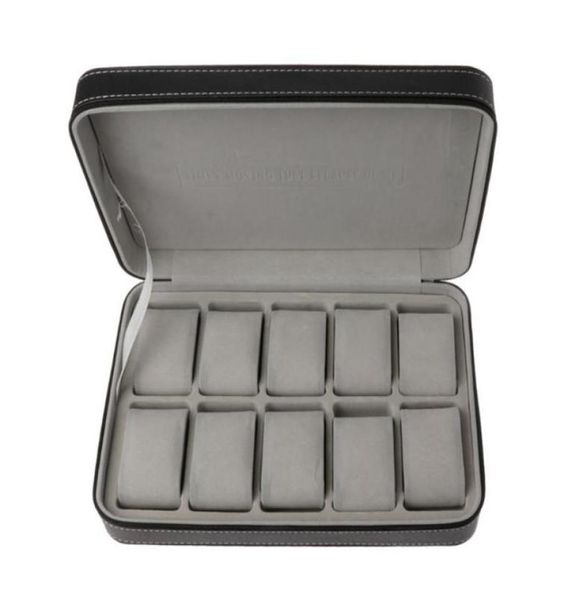 watch boxes 10 slots watch zipper travel box leather display case organizer jewelry storage31053066005, Black;blue
watch boxes 10 slots watch zipper travel box leather display case organizer jewelry storage31053066005, Black;blue