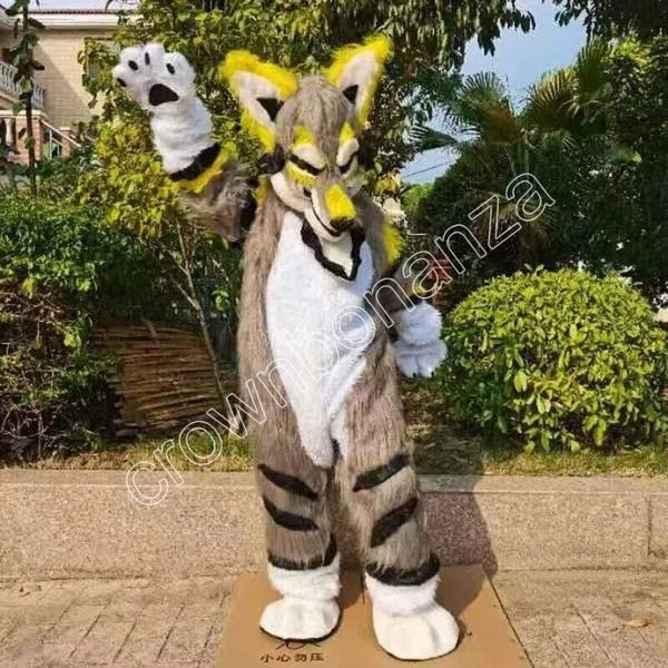 wolf fox husky long fur mascot costume walking halloween suit large event costume suit party, Red;yellow
wolf fox husky long fur mascot costume walking halloween suit large event costume suit party, Red;yellow
