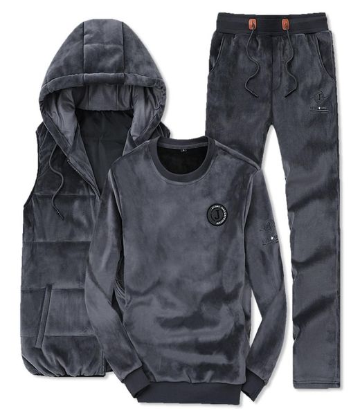 winter fashion men sporting suit hoodie vestpants sweatshirt gold velvet 3 piece set tracksuit for men clothes8040884, Gray
winter fashion men sporting suit hoodie vestpants sweatshirt gold velvet 3 piece set tracksuit for men clothes8040884, Gray