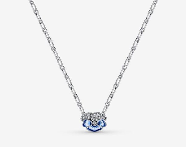 100 925 sterling silver blue pansy flower pendant necklace fashion wedding egagement jewelry making for women gifts2223130
100 925 sterling silver blue pansy flower pendant necklace fashion wedding egagement jewelry making for women gifts2223130
