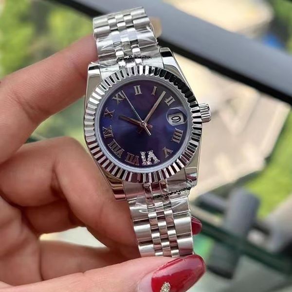 women's automatic watch designer classic 31mm watch 904l all stainless steel strap 007 sapphire waterproof watch montre de lux, Slivery;brown
women's automatic watch designer classic 31mm watch 904l all stainless steel strap 007 sapphire waterproof watch montre de lux, Slivery;brown