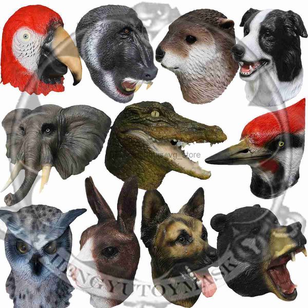 latex popular realistic animal head aquatic otter baboon props fancy dress masks t230806
latex popular realistic animal head aquatic otter baboon props fancy dress masks t230806