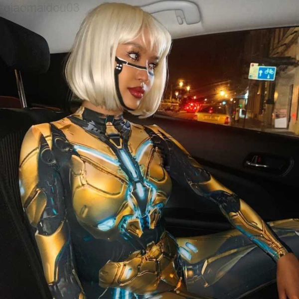 theme costume robot halloween skeleton cosplay comes slim jumpsuit for women halloween carnival future technology steampunk bodysuit l230804, Black;red
theme costume robot halloween skeleton cosplay comes slim jumpsuit for women halloween carnival future technology steampunk bodysuit l230804, Black;red