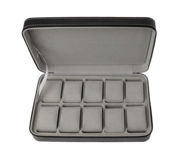 watch boxes 10 slots watch zipper travel box leather display case organizer jewelry storage31053129163, Black;blue
watch boxes 10 slots watch zipper travel box leather display case organizer jewelry storage31053129163, Black;blue