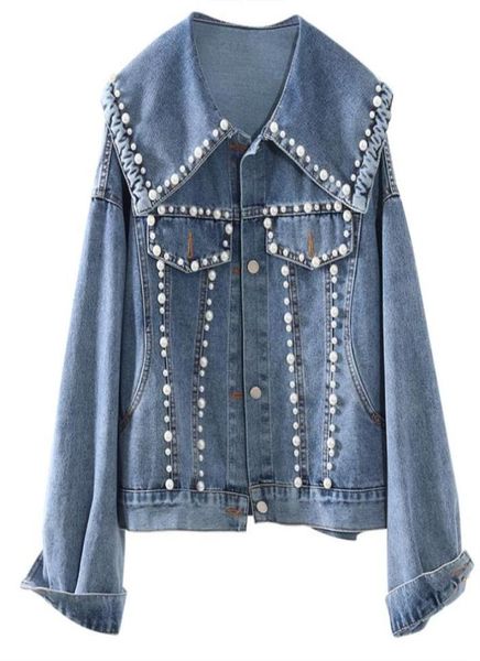 harajuku denim jacket women spring autumn new fashion beading navy collar washed short jeans jacket ladies loose denim coat h473966968996, Black;brown
harajuku denim jacket women spring autumn new fashion beading navy collar washed short jeans jacket ladies loose denim coat h473966968996, Black;brown