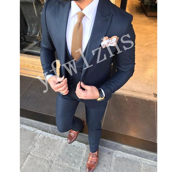 custom made men suits one button groom tuxedos peak lapel groomsmen wedding/prom/dinner man blazer jacket pants vest w87242111, Black;gray
custom made men suits one button groom tuxedos peak lapel groomsmen wedding/prom/dinner man blazer jacket pants vest w87242111, Black;gray
