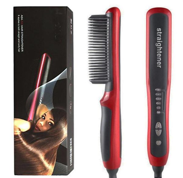 hair straightener comb electric straightening brush quick heated beard hair curly combs professional styling tools for menwomen 28395851, Black
hair straightener comb electric straightening brush quick heated beard hair curly combs professional styling tools for menwomen 28395851, Black
