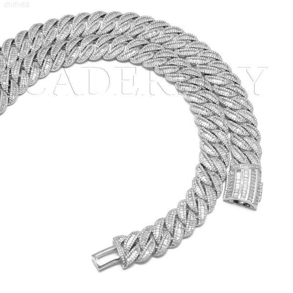 cadermay hiphop man baguette cuban link chain 15mm 925 sterling silver moissanite cuban necklace for men jewelry
cadermay hiphop man baguette cuban link chain 15mm 925 sterling silver moissanite cuban necklace for men jewelry