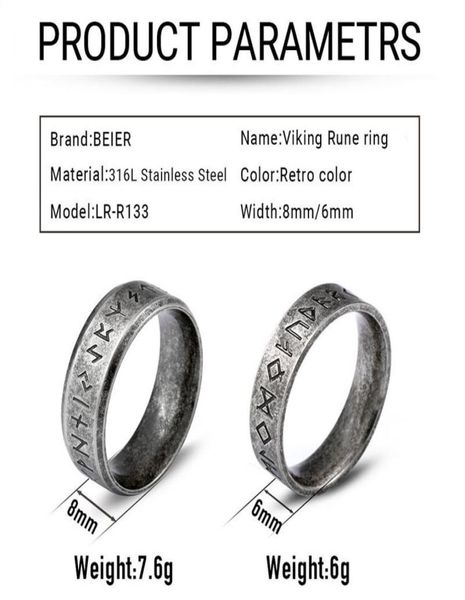 316l stainless steel men ring fashion words retro rings jewelry lrr1336923846, Silver
316l stainless steel men ring fashion words retro rings jewelry lrr1336923846, Silver