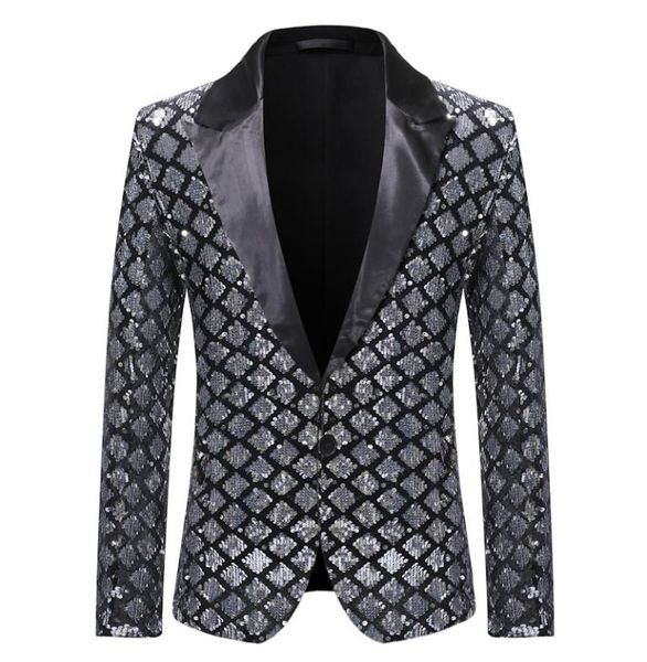 mens sliver sequins plaid suit blazer jacket slim fit one button blazer men dj club stage singer suit jacket male hombre4924267, White;black
mens sliver sequins plaid suit blazer jacket slim fit one button blazer men dj club stage singer suit jacket male hombre4924267, White;black