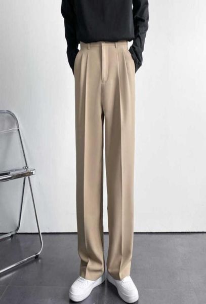 men039s pants men suit pants solid color men039s wide leg suit pants casual new streetwear male trousers baggy korean style 5830940, Black
men039s pants men suit pants solid color men039s wide leg suit pants casual new streetwear male trousers baggy korean style 5830940, Black