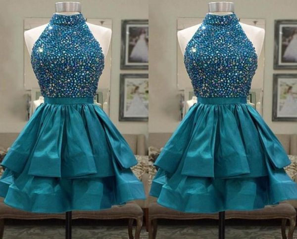 turquoise green satin short homecoming dresses high neck sleeveless crystal ribbon ruffles keyhole back short prom dresses cocktai1126036, Blue;pink
turquoise green satin short homecoming dresses high neck sleeveless crystal ribbon ruffles keyhole back short prom dresses cocktai1126036, Blue;pink