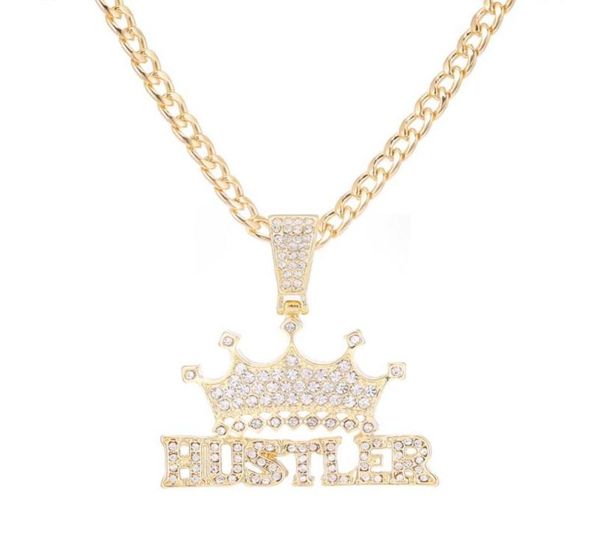 pendant necklaces iced out hustler crown necklace choker chain women hiphop jewelry for men tennis fashion link5374334, Silver
pendant necklaces iced out hustler crown necklace choker chain women hiphop jewelry for men tennis fashion link5374334, Silver
