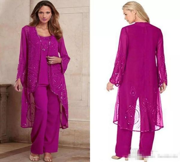 plus size fuchsia mother of bride pant suit three pieces chiffon mother formal wear beaded special occasion mothers pantsuit with 9925192, Black;red
plus size fuchsia mother of bride pant suit three pieces chiffon mother formal wear beaded special occasion mothers pantsuit with 9925192, Black;red