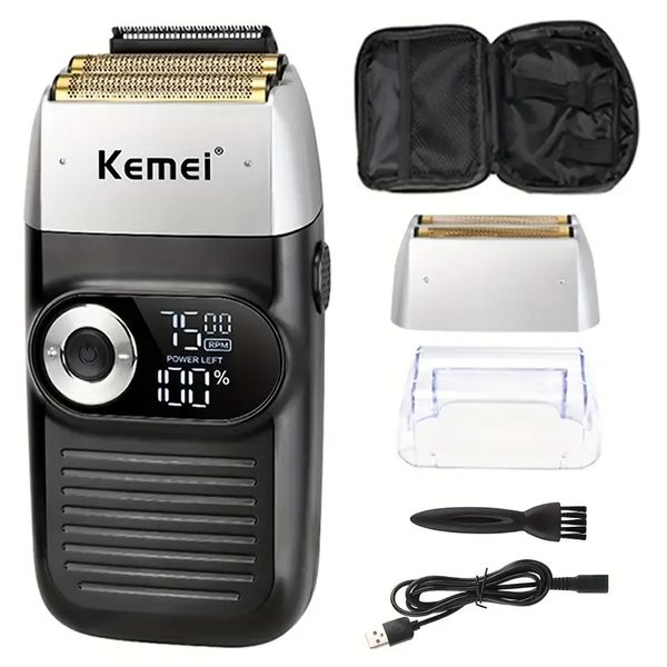 electric razor shaver usb rechargeable men's beard trimmer hair clipper with lcd display
electric razor shaver usb rechargeable men's beard trimmer hair clipper with lcd display