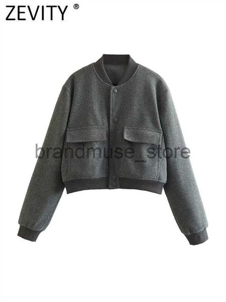 women's jackets zevity 2023 women safari style stand collar pocket patch short woolen jacket coat female casual outerwear chic coat ct, Black;brown
women's jackets zevity 2023 women safari style stand collar pocket patch short woolen jacket coat female casual outerwear chic coat ct, Black;brown