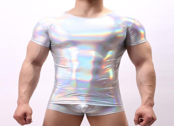 faux leather mens shirt shiny wet look stretch gay undershirt latex blue shirts men bright short sleeve clubwear stage costum8940946, Black;brown
faux leather mens shirt shiny wet look stretch gay undershirt latex blue shirts men bright short sleeve clubwear stage costum8940946, Black;brown