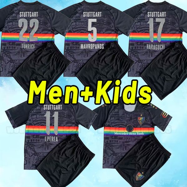 23/24 vfb stuttgarts soccer jerseys kalajdzic didavi wamangituka gomez men kids kits sock full sets 2022 2023 football jersey manner kinder, Black;yellow
23/24 vfb stuttgarts soccer jerseys kalajdzic didavi wamangituka gomez men kids kits sock full sets 2022 2023 football jersey manner kinder, Black;yellow