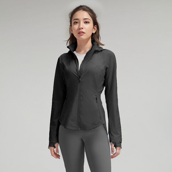 ll yoga clothing summer outdoor sun-protective lu coat hooded ventilated female sports jacket hoodie
ll yoga clothing summer outdoor sun-protective lu coat hooded ventilated female sports jacket hoodie