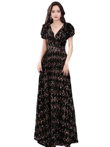 2023 new plus size sequins prom dresses long gold color sparkly shiny mermaid evening gowns 2023 elegant v neck party pageant dress for girl, Black;red
2023 new plus size sequins prom dresses long gold color sparkly shiny mermaid evening gowns 2023 elegant v neck party pageant dress for girl, Black;red