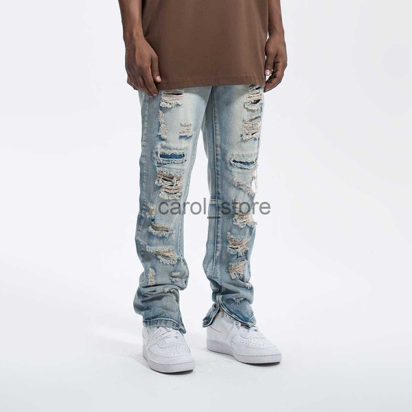 men's jeans ripped jeans men half zip loose thin summer straight-leg skinny high street casual distressed destroy solid hole denim pant, Blue
men's jeans ripped jeans men half zip loose thin summer straight-leg skinny high street casual distressed destroy solid hole denim pant, Blue