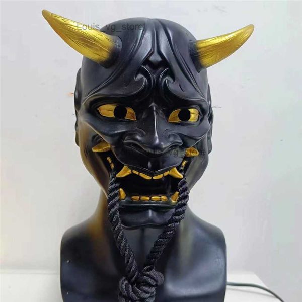 traditional japanese oni devil prajna mask demon hannya fancy dress cosplay latex mask halloween costume accessories props t230806
traditional japanese oni devil prajna mask demon hannya fancy dress cosplay latex mask halloween costume accessories props t230806