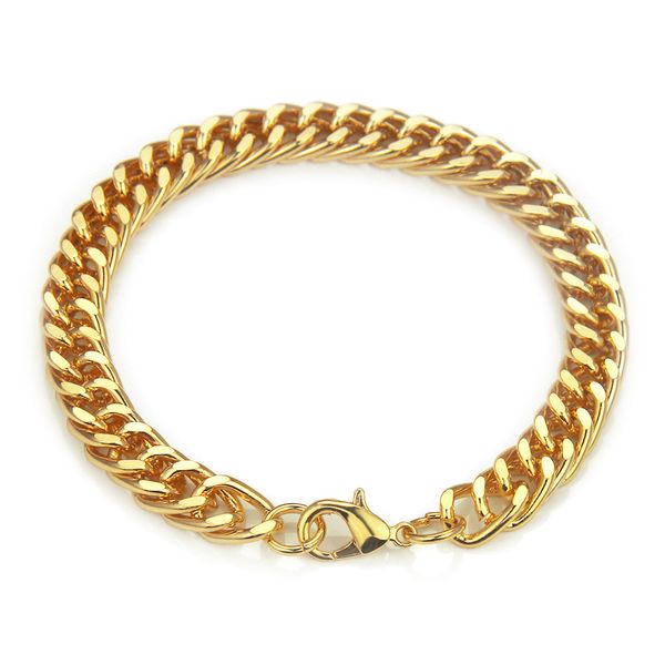 hip-hop rapper men cuban chain bracelet cool punk stainless steel hand jewelry nightclub show wholesale jewelry 21cm length 1671, Black
hip-hop rapper men cuban chain bracelet cool punk stainless steel hand jewelry nightclub show wholesale jewelry 21cm length 1671, Black