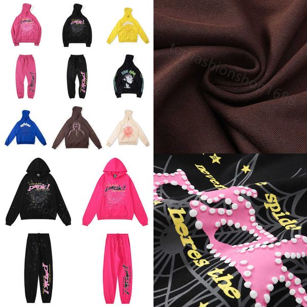 sp5der young thug men hoodie 555555 women quality foam print spider web graphic pink sweatshirts y2k pullovers, Black
sp5der young thug men hoodie 555555 women quality foam print spider web graphic pink sweatshirts y2k pullovers, Black