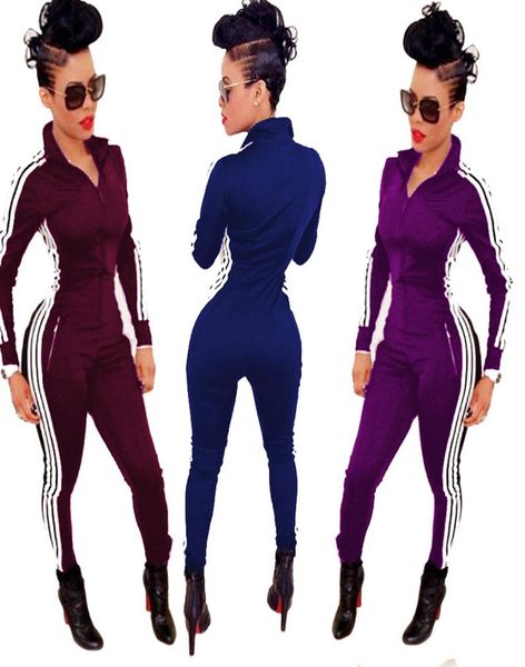2016 new rompers jumpsuits spring tracksuit fashion casual women one piece tracksuits long sleeve strip side sport jumpsuits6334293, Black;white
2016 new rompers jumpsuits spring tracksuit fashion casual women one piece tracksuits long sleeve strip side sport jumpsuits6334293, Black;white