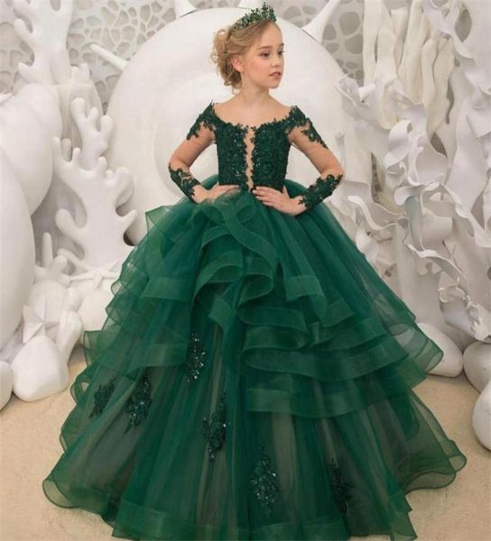 gorgeous green flower girl dresses scoop neck appliqued beaded long sleeves girl pageant gowns ruffle tiered sweep train birthday 6384181, White;blue
gorgeous green flower girl dresses scoop neck appliqued beaded long sleeves girl pageant gowns ruffle tiered sweep train birthday 6384181, White;blue