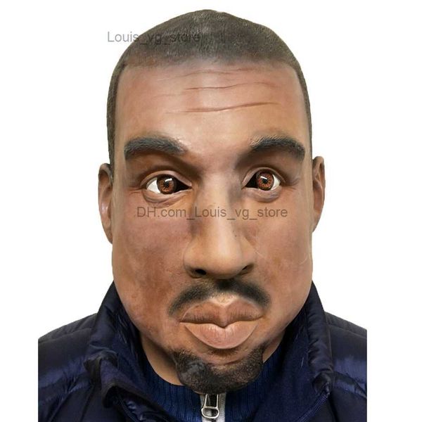 realstic black male man mask kanye gold digger latex rapper costume accessory t230806
realstic black male man mask kanye gold digger latex rapper costume accessory t230806