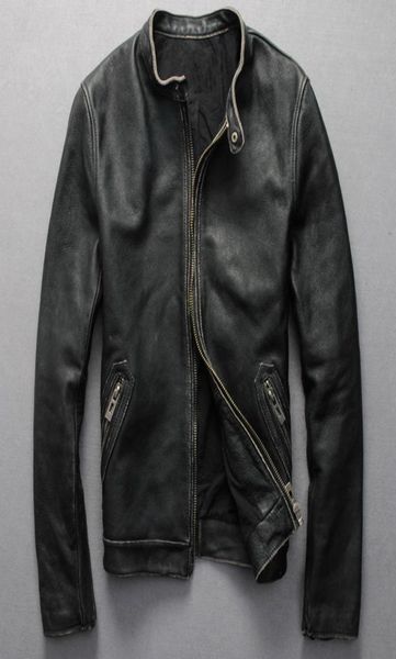 vintage genuine leather jacket men black cowskin short simple motorcycle jacket men039s thin leather coat chaqueta cuero hombre6581882
vintage genuine leather jacket men black cowskin short simple motorcycle jacket men039s thin leather coat chaqueta cuero hombre6581882