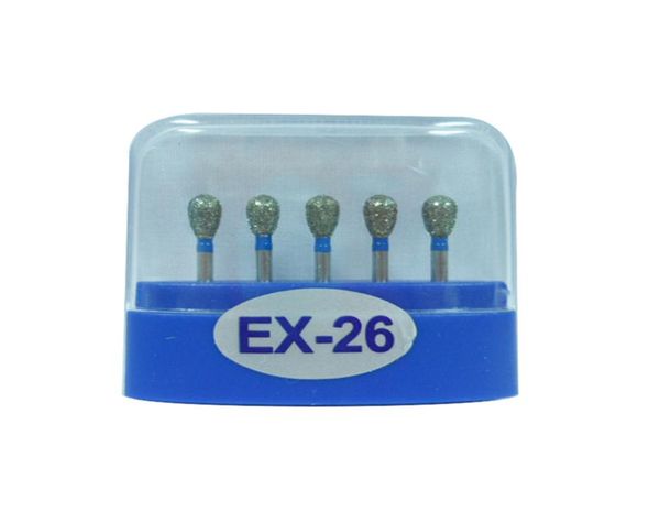 1 pack5pcs ex26 dental diamond burs medium fg 16m for dental high speed handpiece many models available4778604
1 pack5pcs ex26 dental diamond burs medium fg 16m for dental high speed handpiece many models available4778604