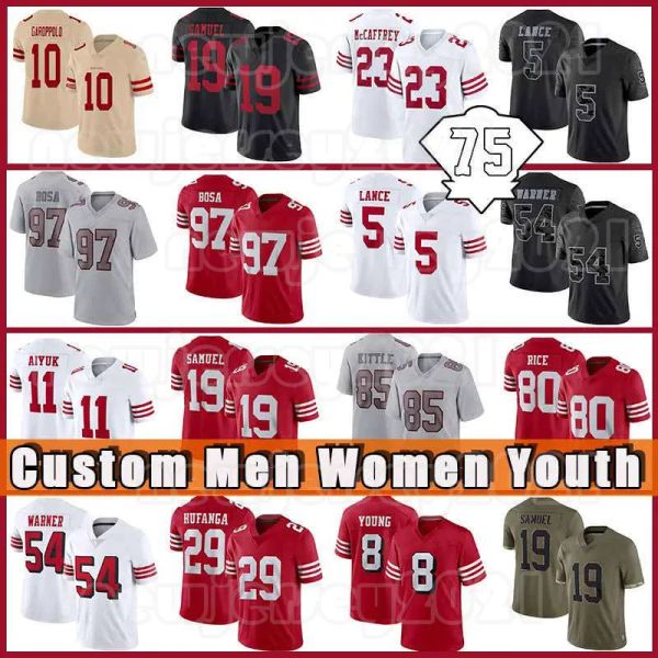 custom san francisco''49ers''5 trey lance deebo samuel george kittle football jersey nick bosa brock purdy jerry rice ch, Black;red
custom san francisco''49ers''5 trey lance deebo samuel george kittle football jersey nick bosa brock purdy jerry rice ch, Black;red