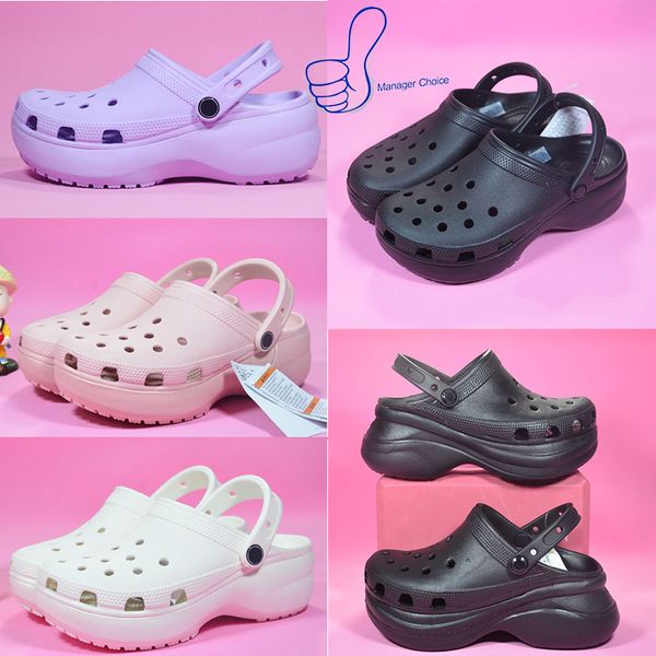 2023 classic bae clog women designer sandals height increasing platform croos clogs waterproof shoes purple thick bottom pool slippers hospi, Black
2023 classic bae clog women designer sandals height increasing platform croos clogs waterproof shoes purple thick bottom pool slippers hospi, Black
