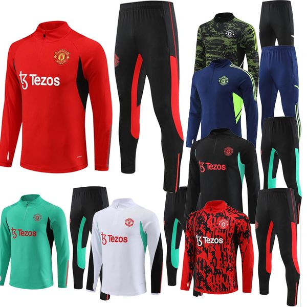 2023 2024 tracksuits man utd kids long sleeve pull zipper training suit l.paqueta ol aouar football training kit jogging sets 22 23 24, Black
2023 2024 tracksuits man utd kids long sleeve pull zipper training suit l.paqueta ol aouar football training kit jogging sets 22 23 24, Black
