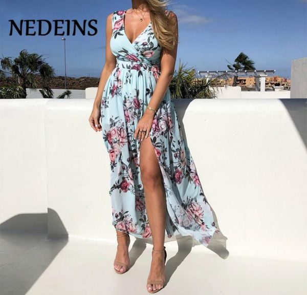 nedeins women v neck split dress print long summer spaghetti strap party pink chiffon elegant casual maxi dresses beach3933875, Black;gray
nedeins women v neck split dress print long summer spaghetti strap party pink chiffon elegant casual maxi dresses beach3933875, Black;gray
