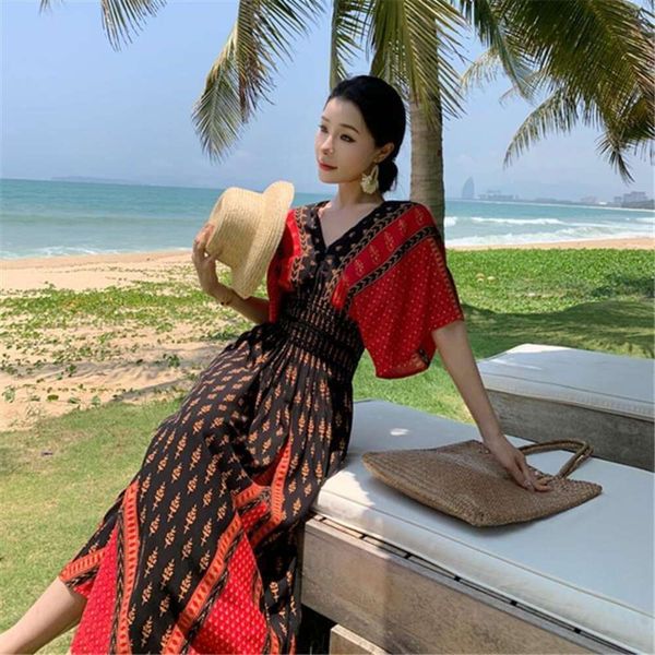 yunnan xinjiang tourism womens wear desert exotic ethnic style dress summer large size beach skirt seaside holiday, Black;gray
yunnan xinjiang tourism womens wear desert exotic ethnic style dress summer large size beach skirt seaside holiday, Black;gray