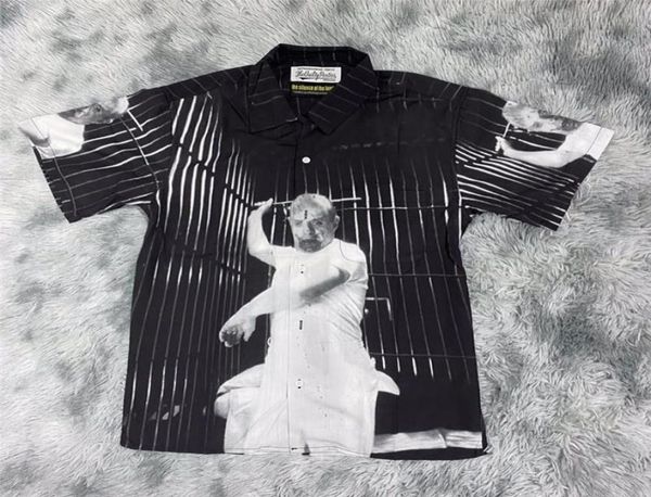 men039s casual shirts men women 11 movie printing hawaii wacko maria shirt tees 2021ss1821689, White;black
men039s casual shirts men women 11 movie printing hawaii wacko maria shirt tees 2021ss1821689, White;black