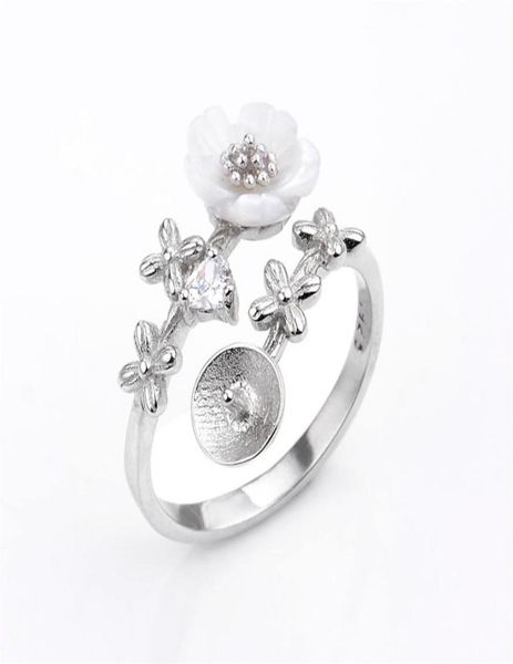 pearl ring settings 925 sterling silver findings flower white shell zircon pearls mount diy 5 pieces4543678, Slivery;crystal
pearl ring settings 925 sterling silver findings flower white shell zircon pearls mount diy 5 pieces4543678, Slivery;crystal