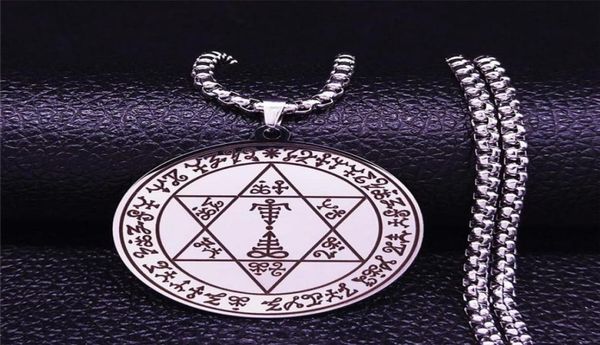 2021 stainless steel hexagram satan key of solomon pendant necklace jewelry acero inoxidable joyeria mujer nxhs0352627352112987, Silver
2021 stainless steel hexagram satan key of solomon pendant necklace jewelry acero inoxidable joyeria mujer nxhs0352627352112987, Silver