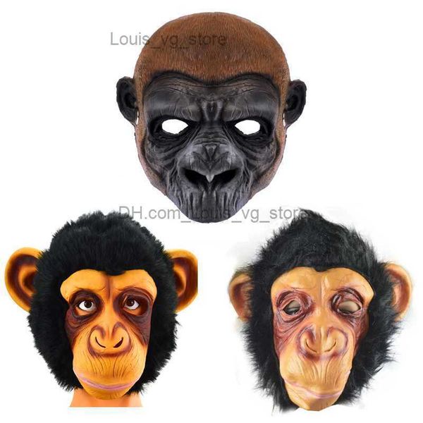 halloween gorilla mask novelty monkey orangutan chimp masks funny party animal mask halloween carnival costume party props t230806
halloween gorilla mask novelty monkey orangutan chimp masks funny party animal mask halloween carnival costume party props t230806